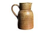 Grande carafe en grès mouchetée pas de marque au dessous H21