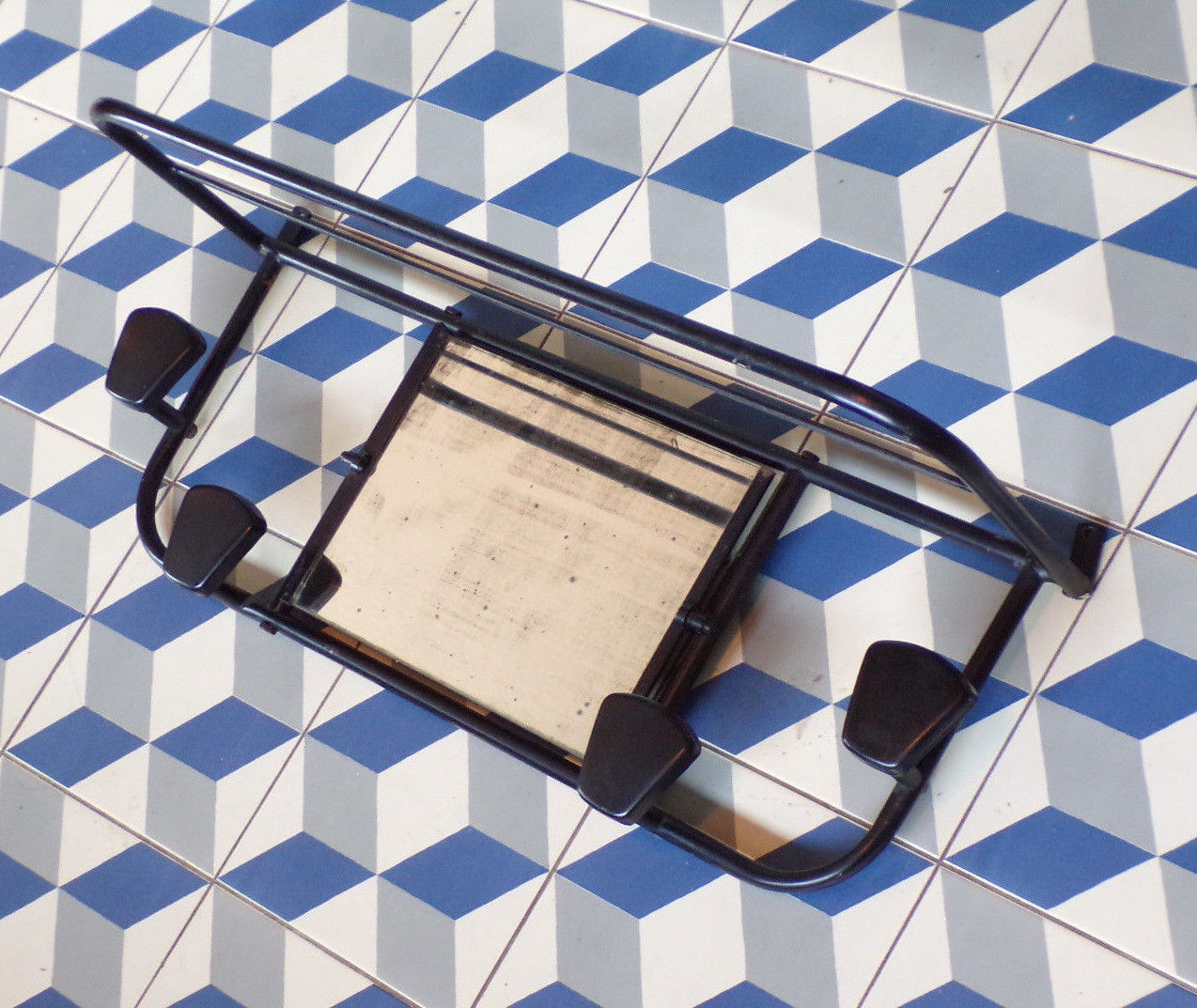 Coat rack with mirror vintage,