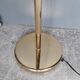 1980s gold metal lamppost