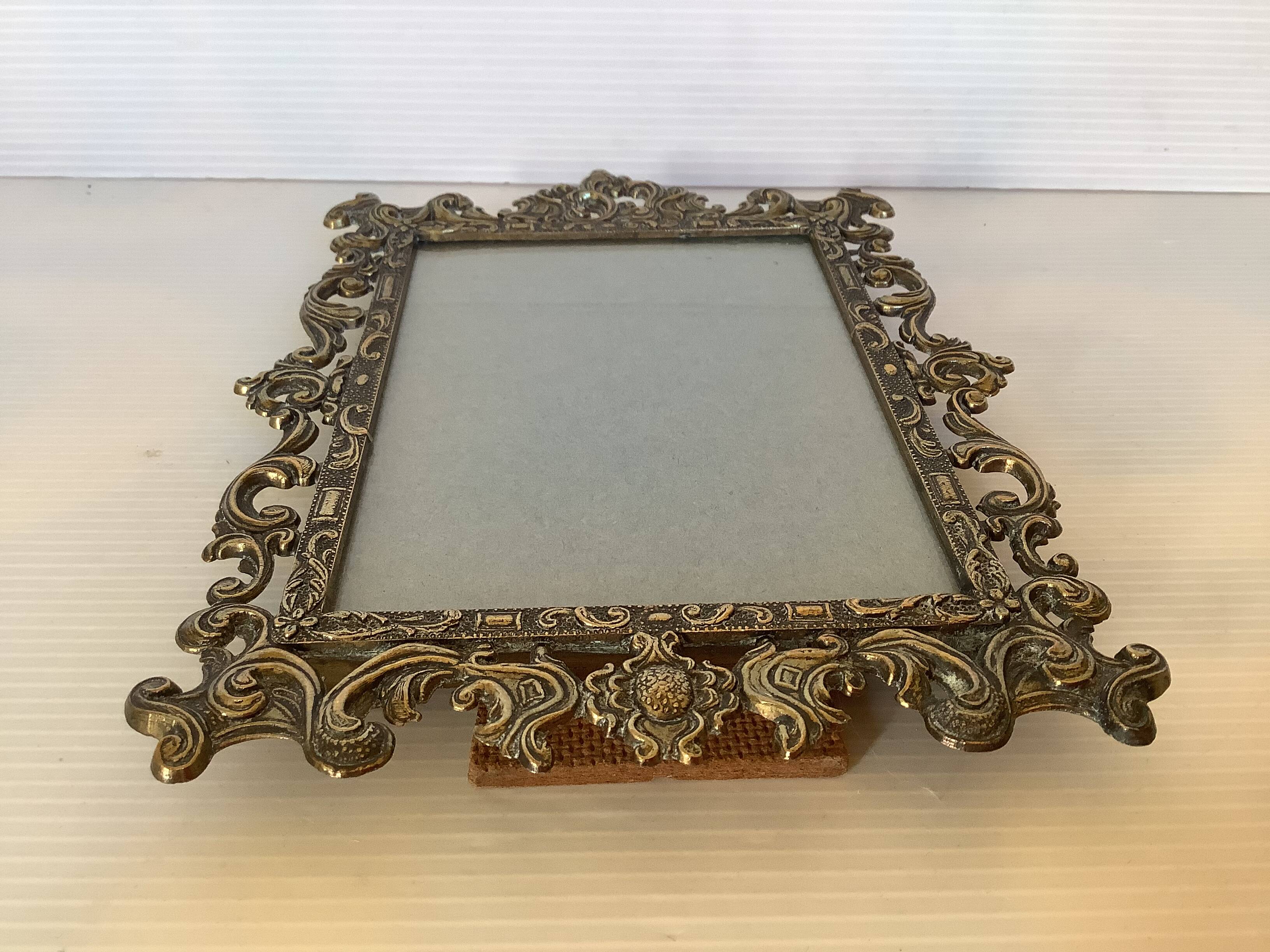 Brass frame made in Italy