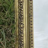 Golden mirror XIXth, 186x106 cm