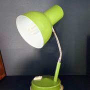 Small apple green desk lamp
