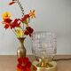 Vintage glass globe table lamp