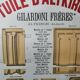 Advertising poster early 20th original Alsace tile of Altkirch