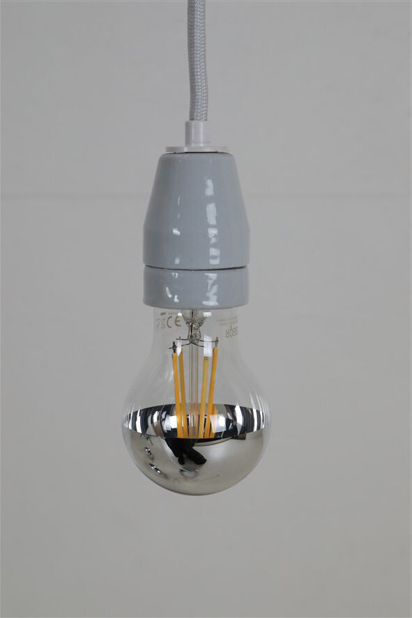 Set of 3 original Louis Poulsen / Verner Panton “Topan” pendant lamps / mid-century Danish modern design / 1960s / 1970s