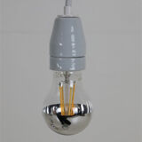 Set of 3 original Louis Poulsen / Verner Panton “Topan” pendant lamps / mid-century Danish modern design / 1960s / 1970s