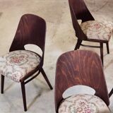 Suite de 4 chaises Ton 514 Oswald Haerdtl