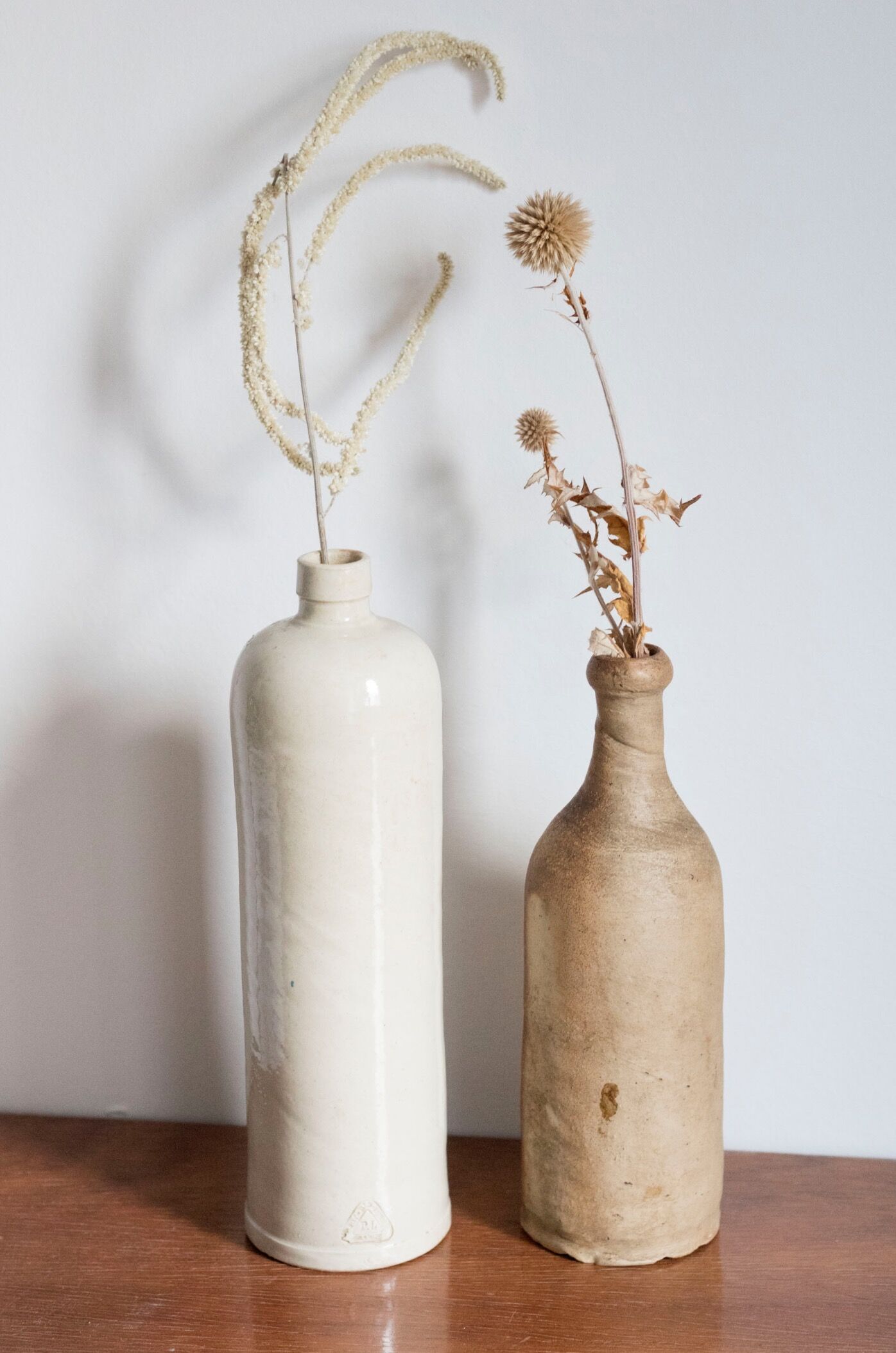 Enamelled stoneware bottle pont des vernes