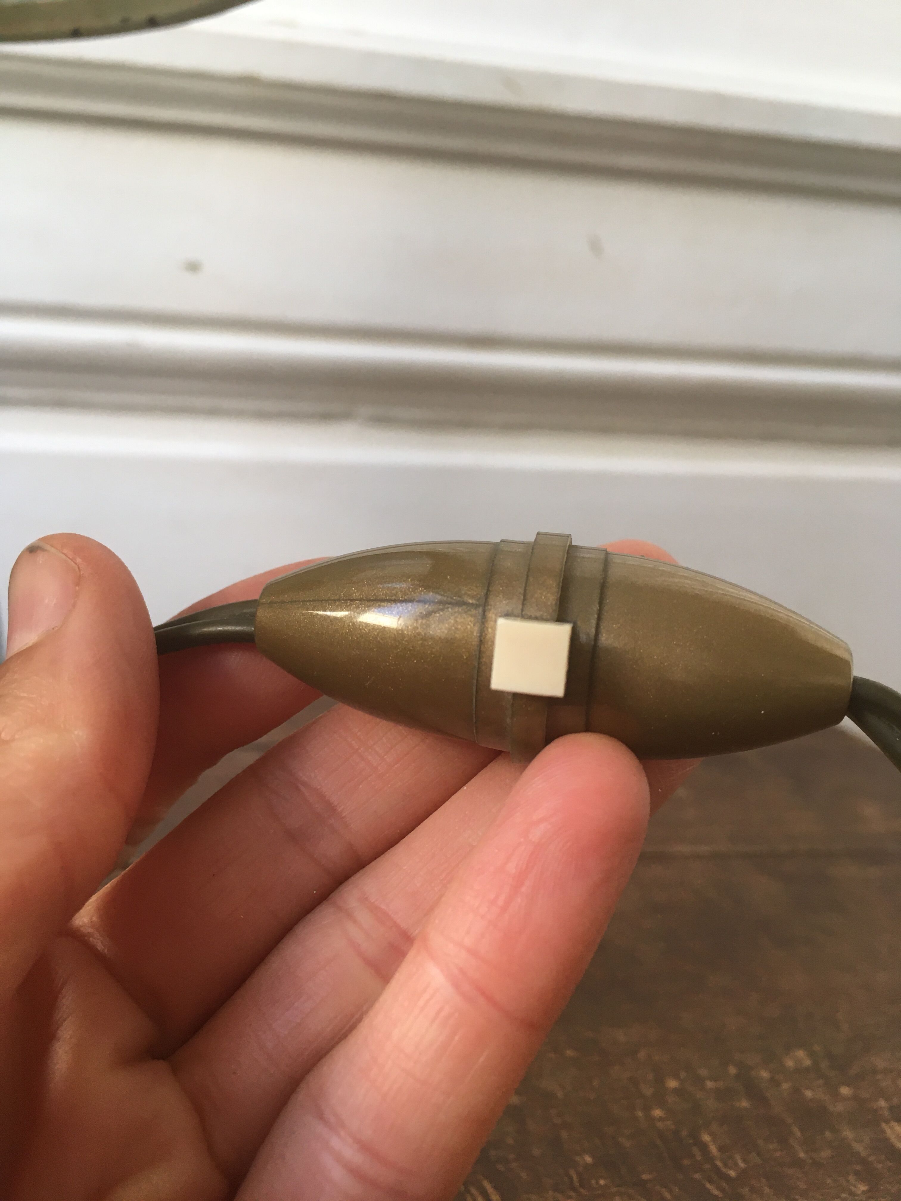 Vintage signed ceramic lamp