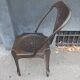 Industrial chair multipl's brushed metal Joseph Mathieu 1930