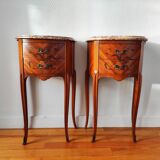 Pair of Louis XV style bedside tables