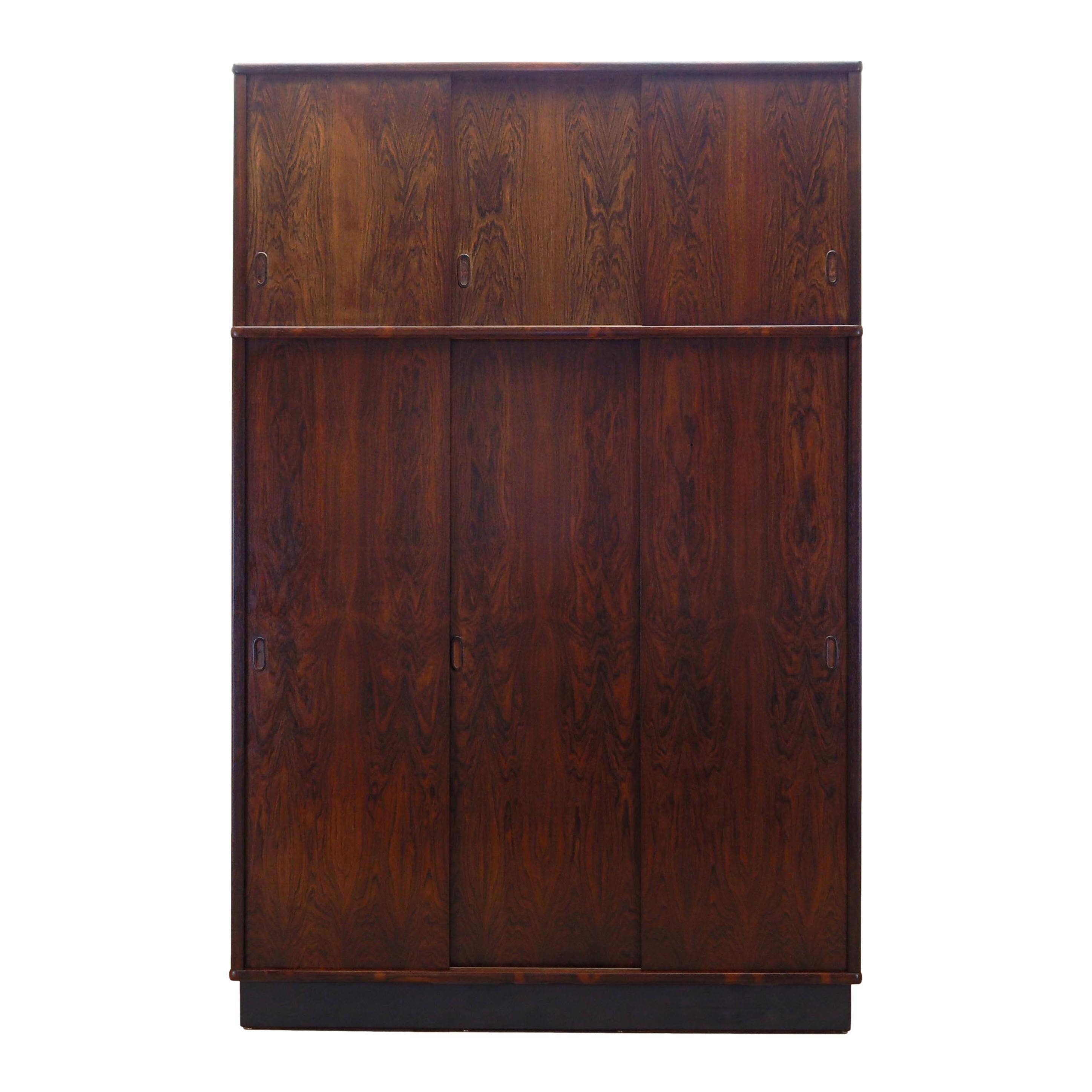 Rosewood wardrobe, Danish design, 1970s, production: Denmark