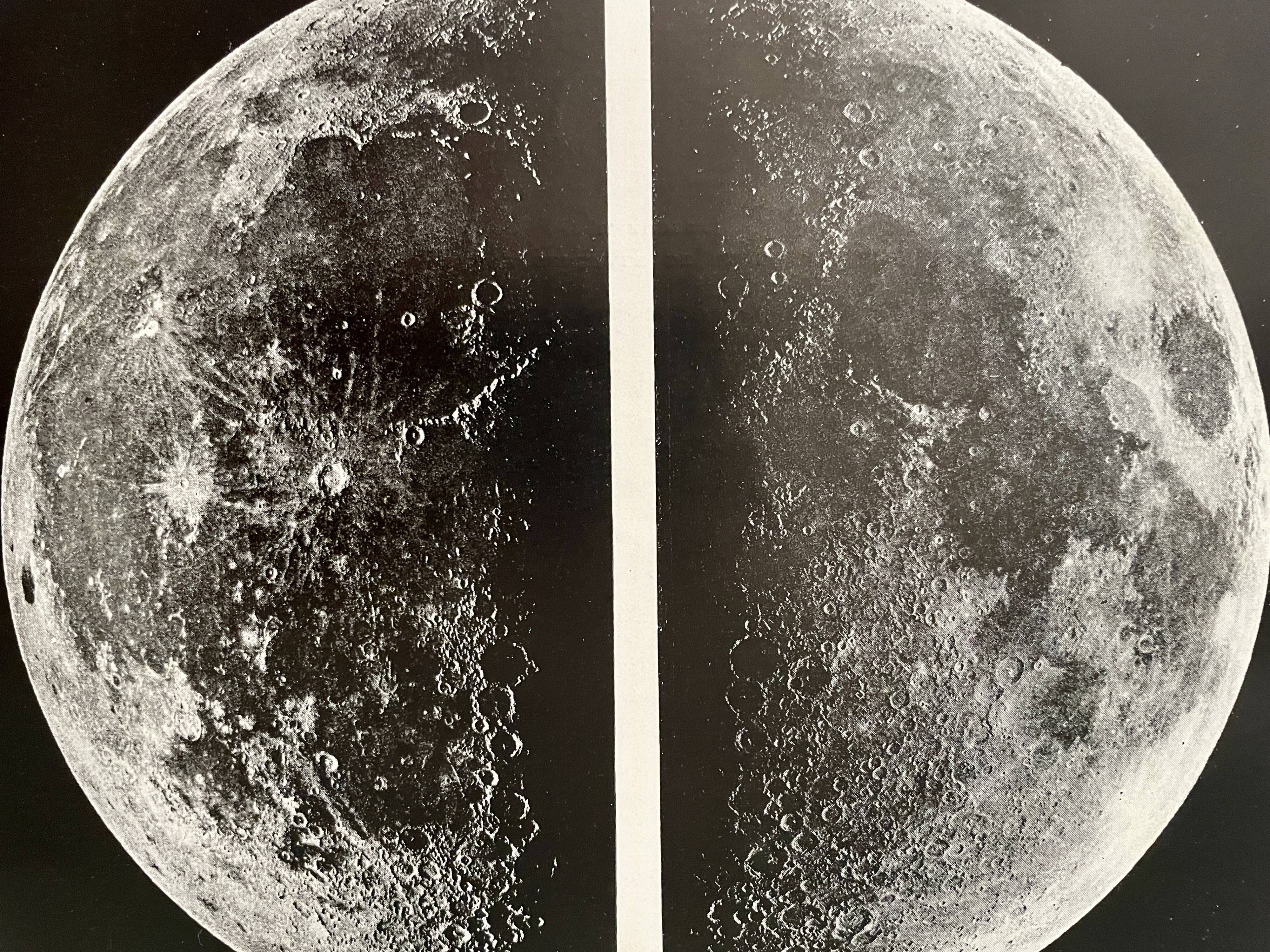 Photographic plate on the moon - 1930