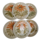 6 flat plates Saint Amand model Isis vintage 1960s 1970s