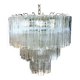 Clear “tronchi” murano glass chandelier d60-3l