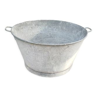 Bassine ancienne en zinc