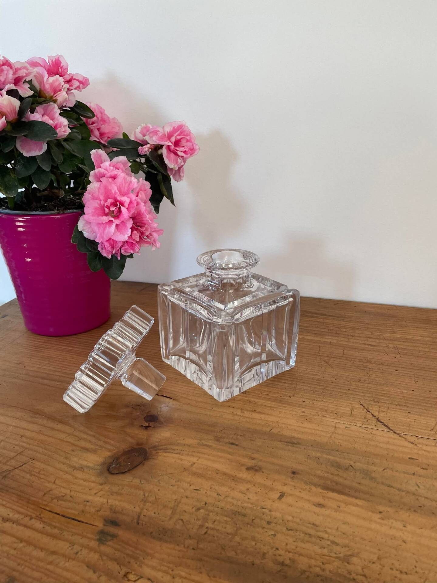 Crystal carafe Val Saint Lambert