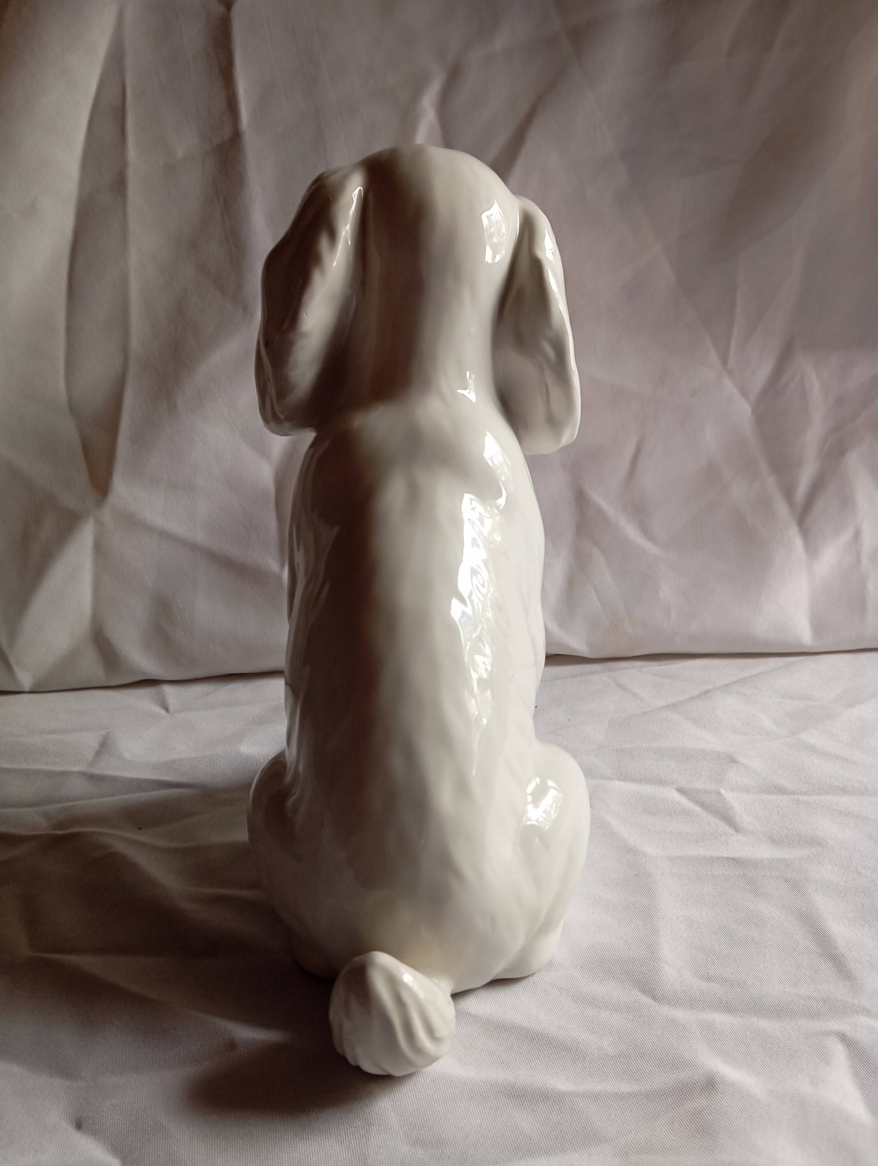 Chien en ceramique