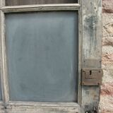 Porte ancienne vitrées en chêne