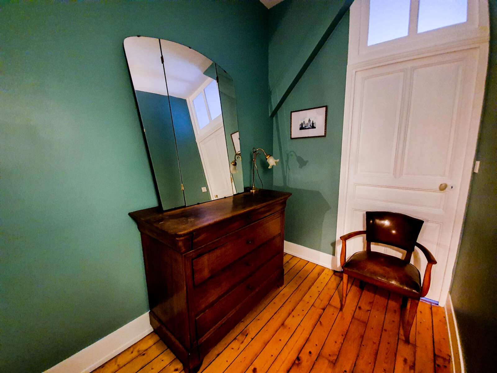 Art Deco triptych mirror 90x120cm