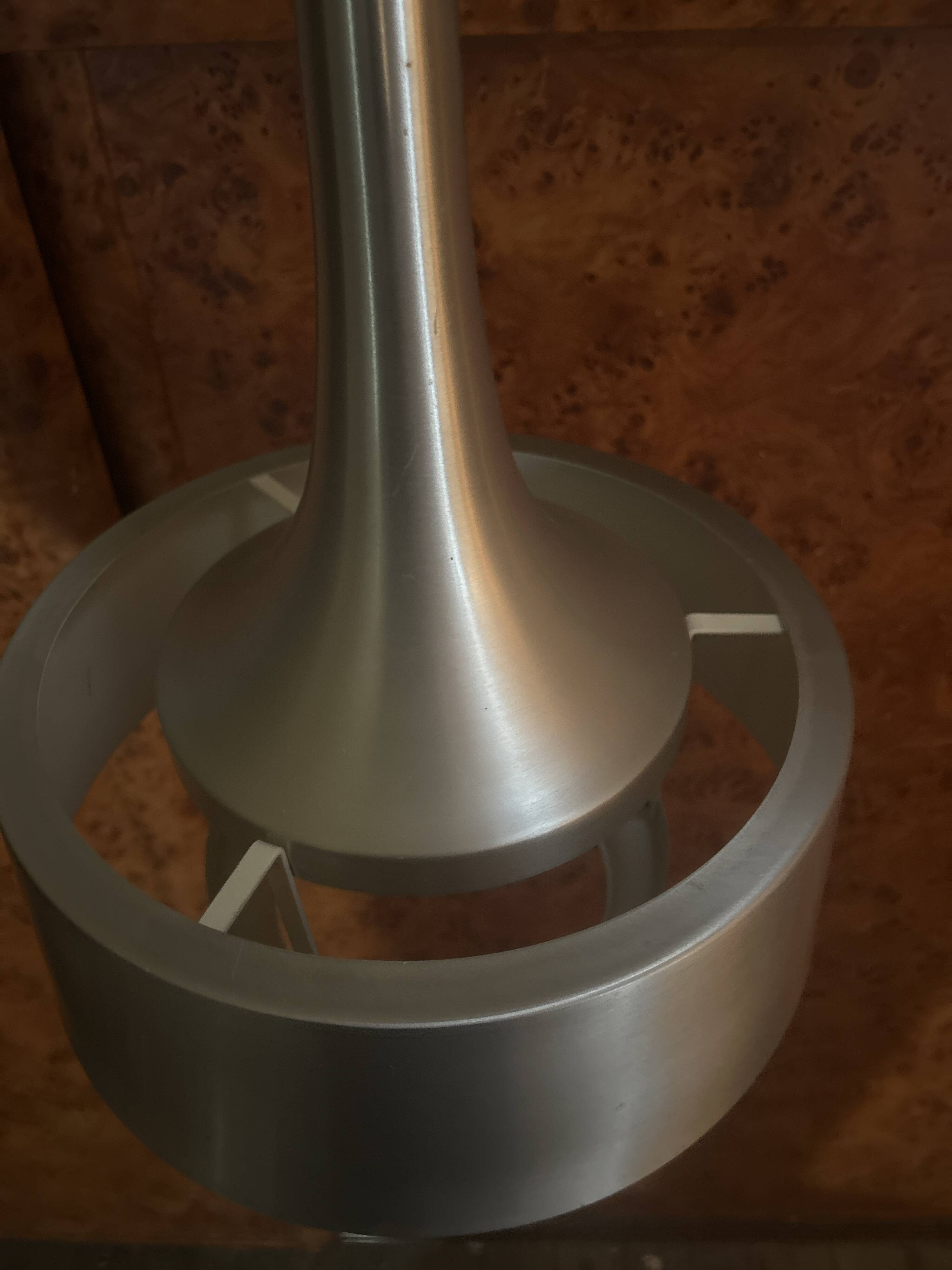 Vintage designer aluminum pendant light