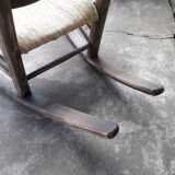 Brutalist rocking-chair