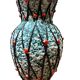 Terracotta vase