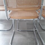 Set of 5 B32 Marcel Breuer cesca chairs