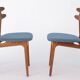 2 chaises vintage 1960 en teck danois