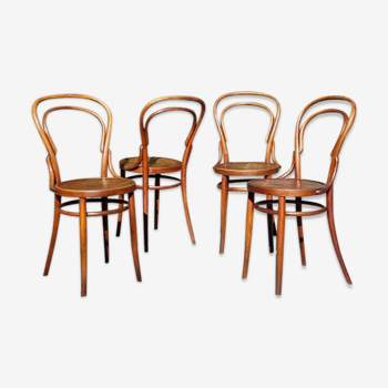 4 bistro chairs n°14 Horgen-Glarus Switzerland 20s