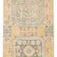 2x5 Turkish Vintage Runner Rug: Light Orange Peach Handmade Carpet 75x170Cm