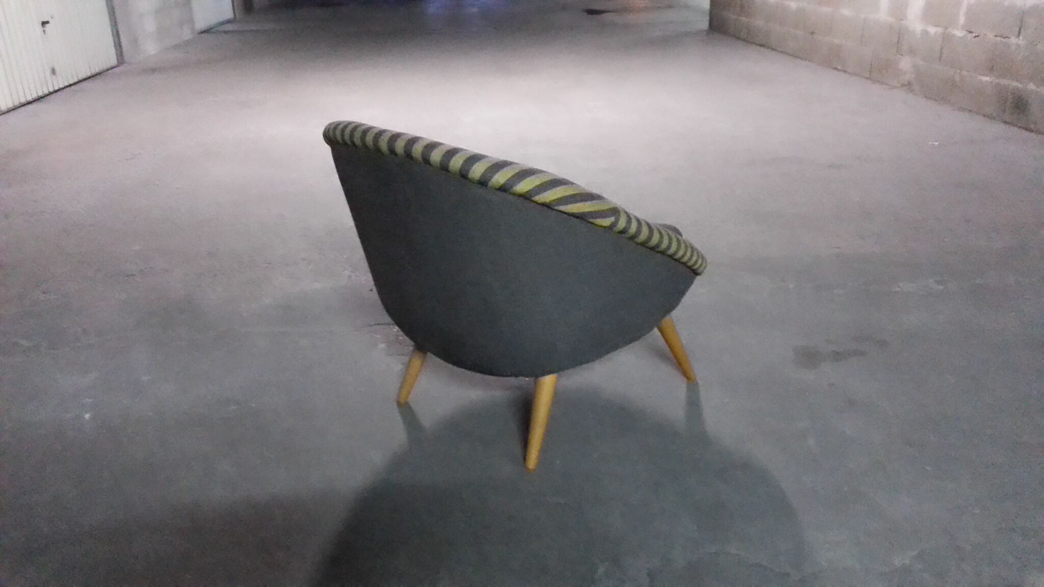 Fauteuil œuf  EGG années 50 style Jean Royere