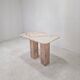 Italian Marble Side Table, 1980s