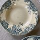 6 plates hollow iron earth "Marie Louise"
