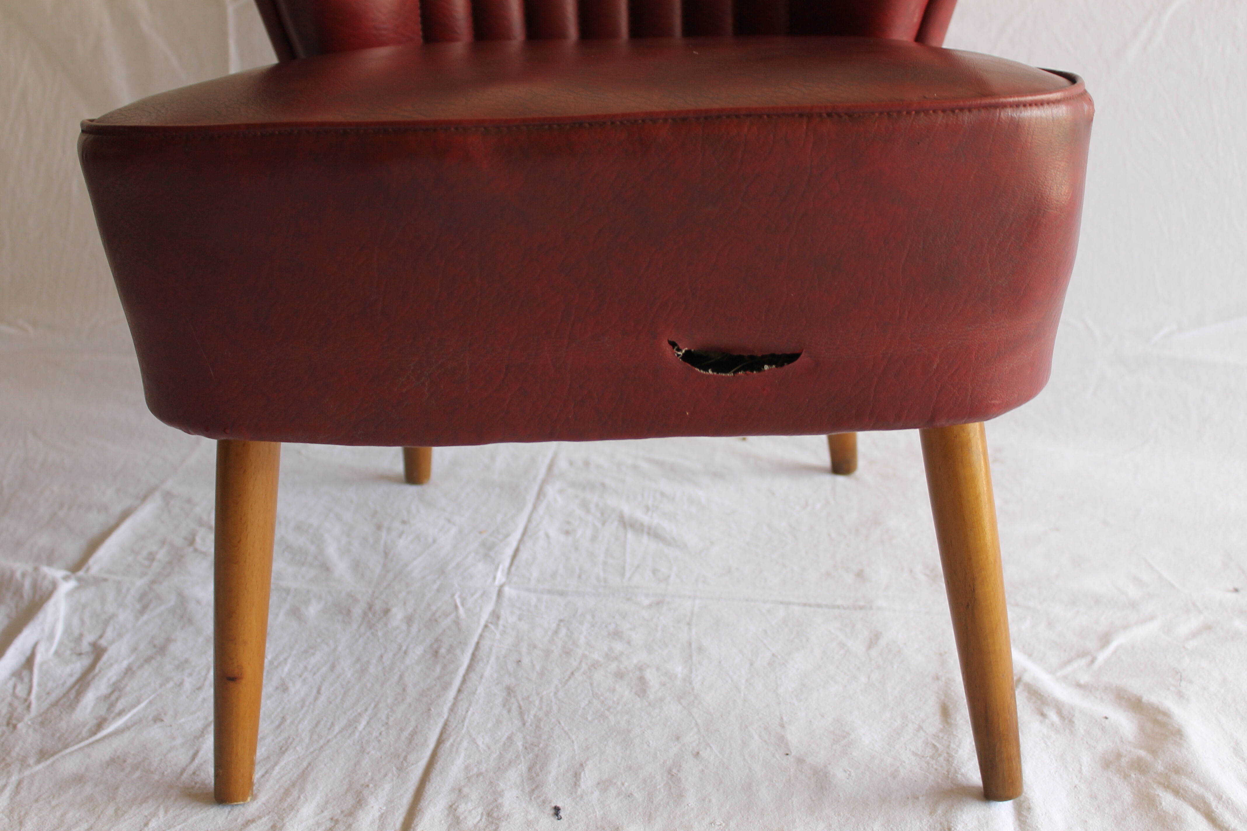 Red expo 58 cocktail armchair