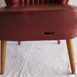 Red expo 58 cocktail armchair