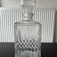 Vintage glass spirits whisky decanter