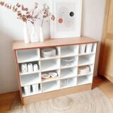 Vintage locker shelf furniture