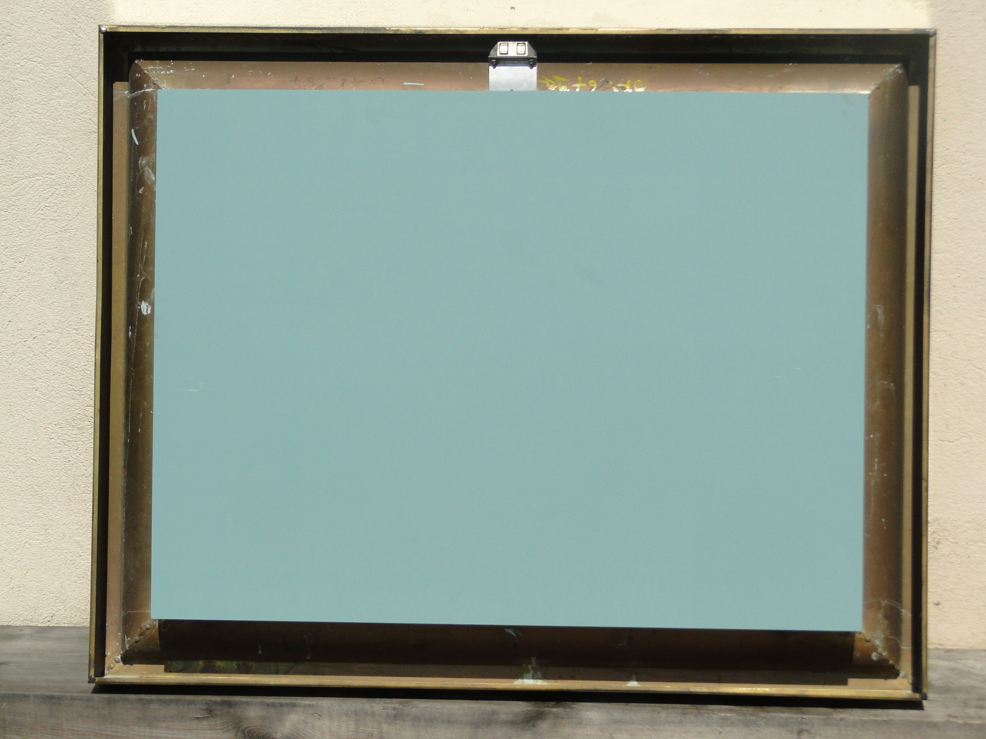 Vintage brass mirror 1970 France