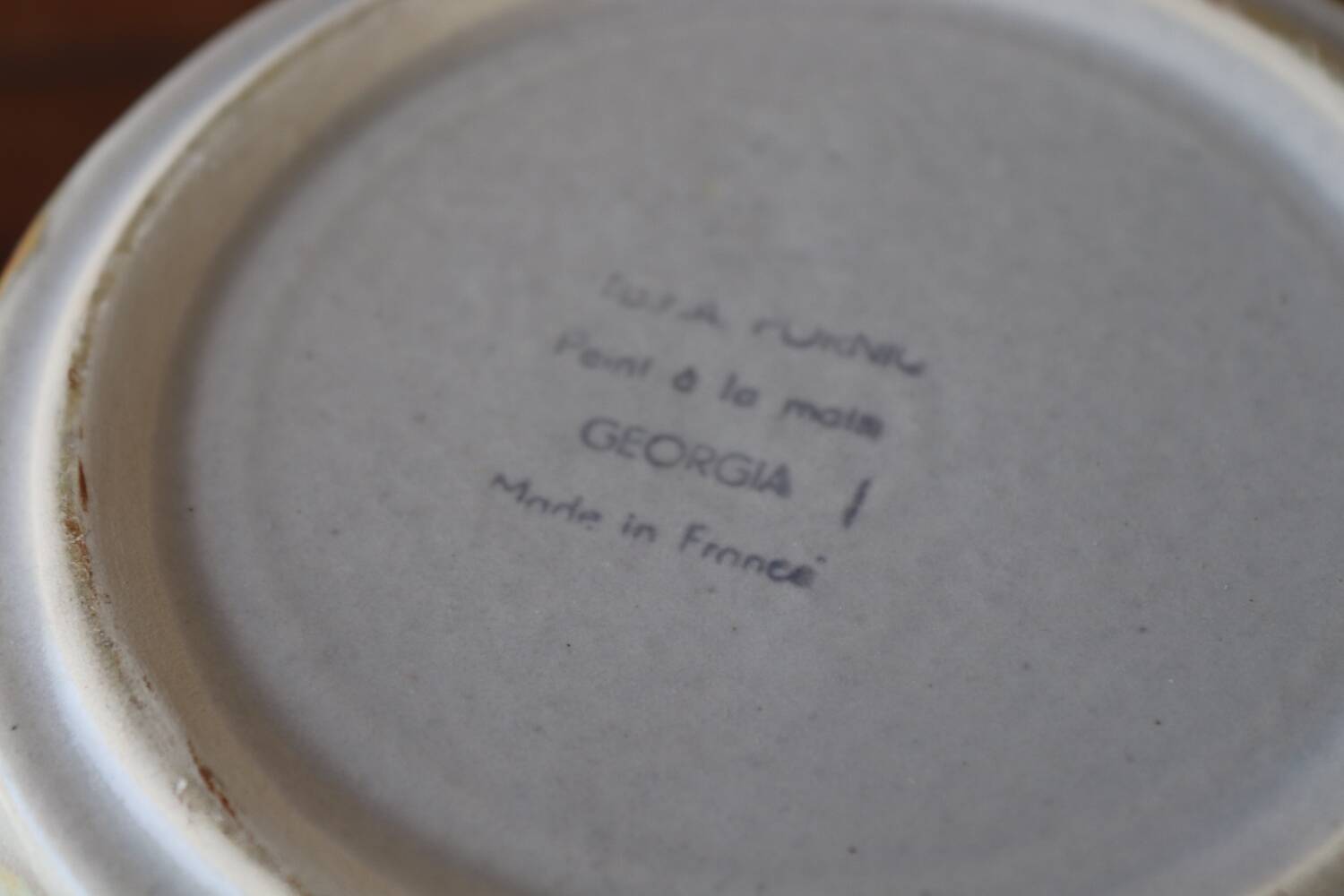 Georgia Soup Tureen from Pornic Earthenware Factory