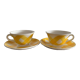 Lot 2 vintage cups digoin france scottish model