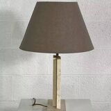 Lampe vintage en marbre et en laiton