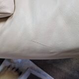 Maralunga White Leather Sofa By Vico Magistretti For Cassina, 1970s No. 2