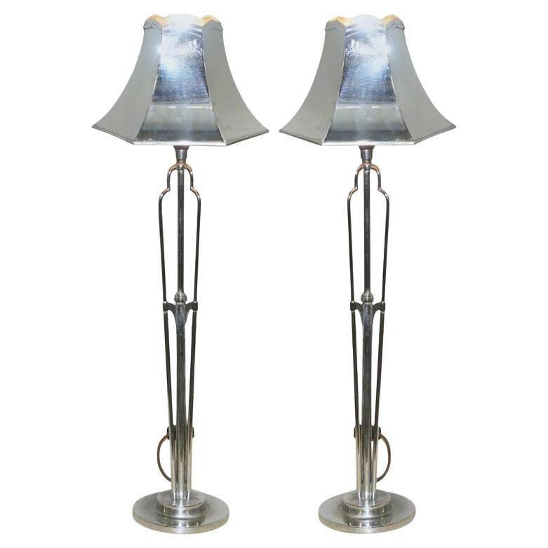 Pair of Art Deco wall sconces by Elsie Roberts and Oswald Milne