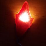 Applique vintage Ikea en verre tyoe art déco