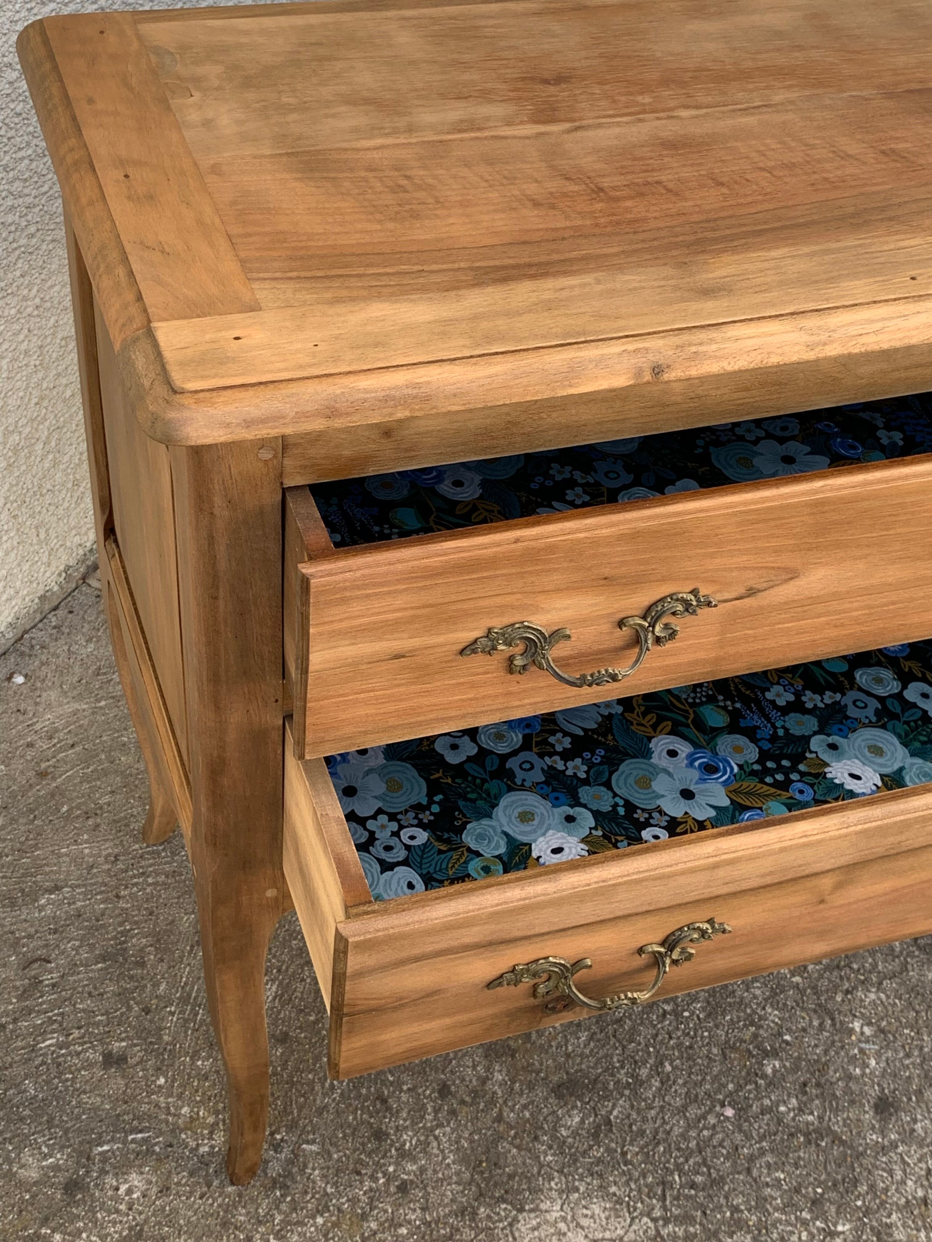 Solid raw walnut jump cabinet