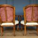 SUITE 4 ARMCHAIRS FRENCH PARIS LOUIS XV ERA STAMP FALCONET