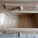 Renovated raw bedside table with 3 drawers