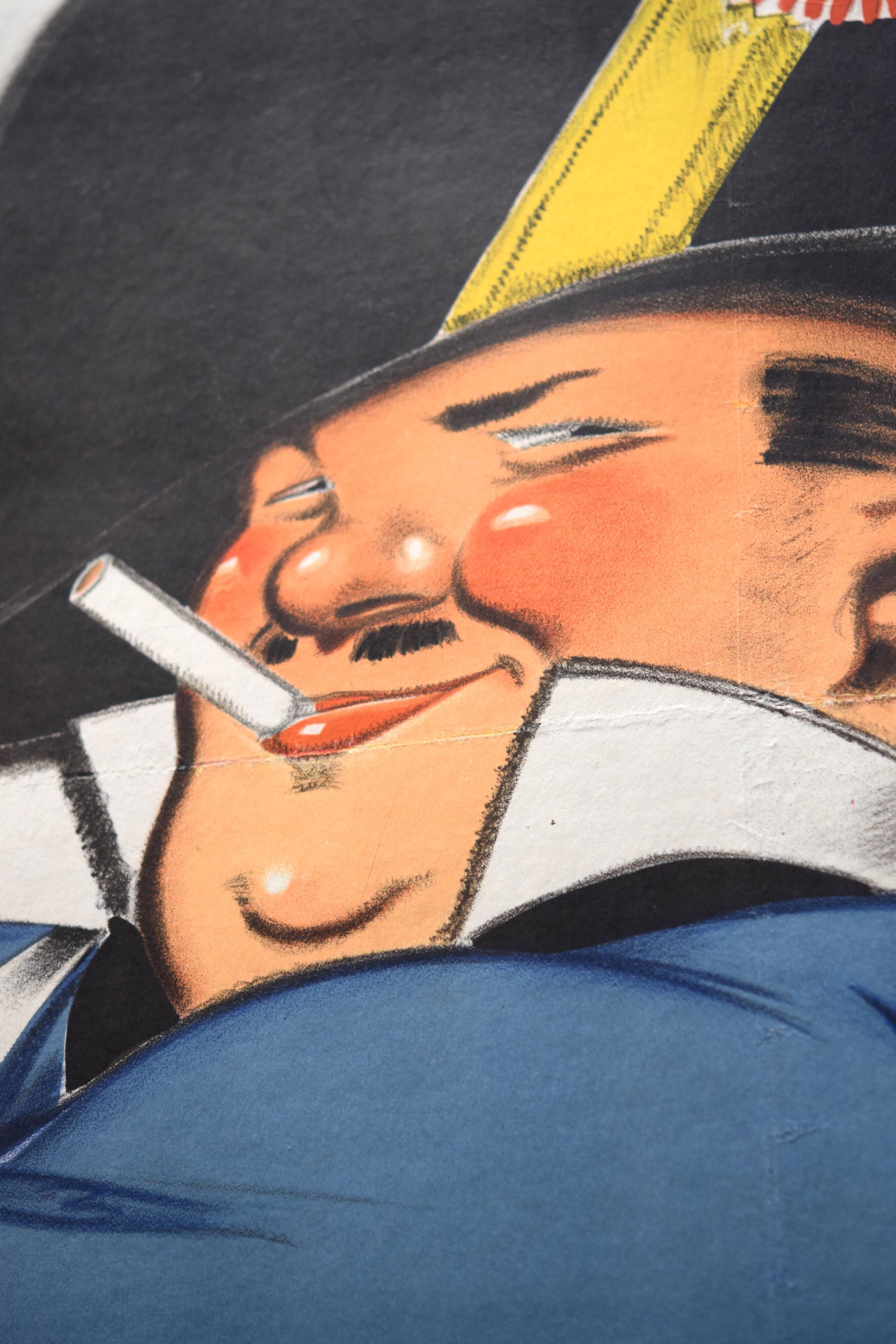 Poster "Smoke the cigarettes of the French Board" - 1935