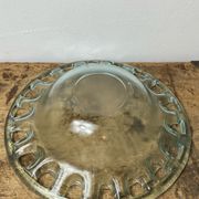 Blown glass salad bowl